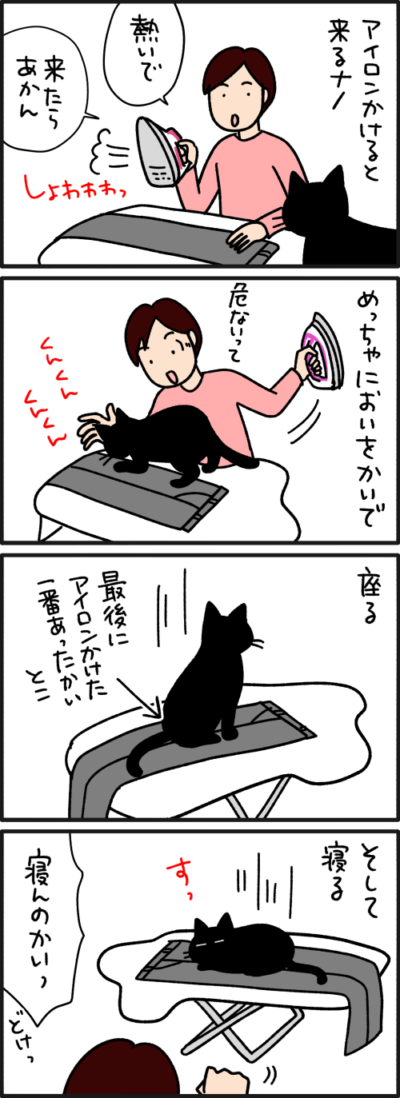 黒猫の漫画