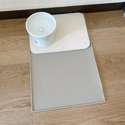 珪藻土マットとシリコンマット
