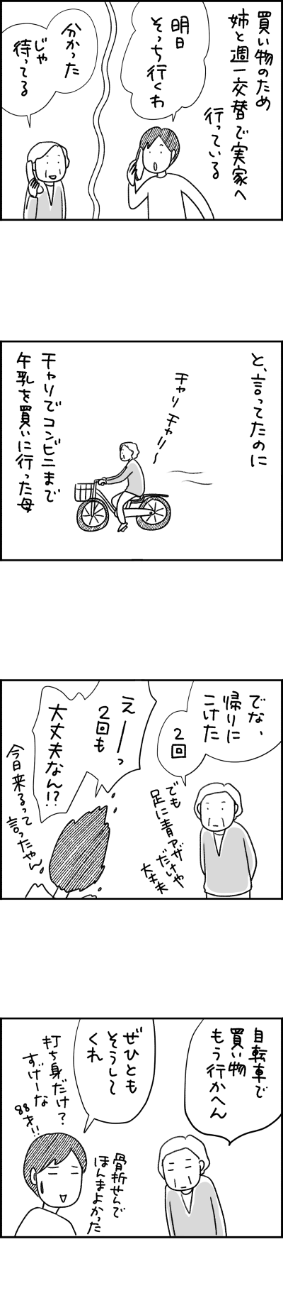 高齢母の漫画
