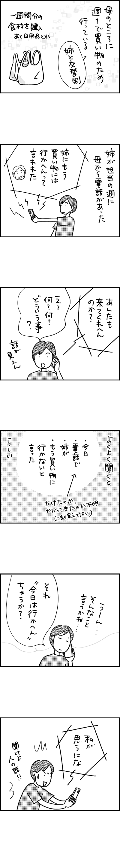 高齢母の漫画