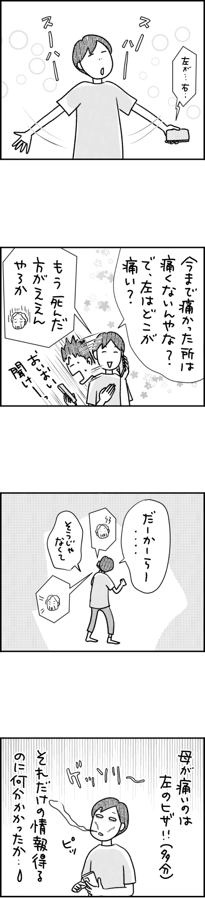 高齢母の介護漫画